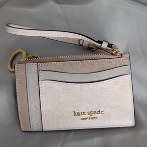 Kate Spade Morgan Colorblocked Card Case Wristlet ♠